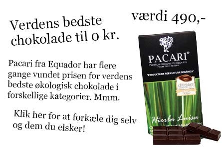 Mmm. Nu kan du forkæle dig selv og dem du elsker!